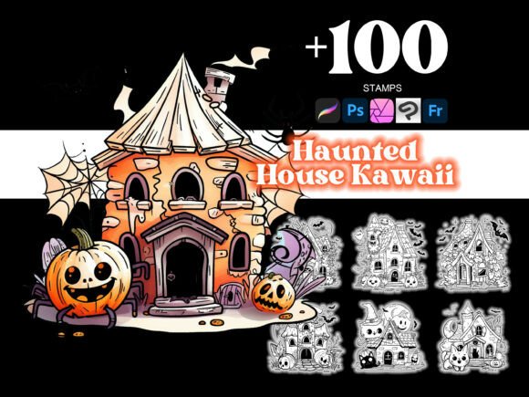 100 Haunted House Halloween Procreate: Creative Power for Digital Artists