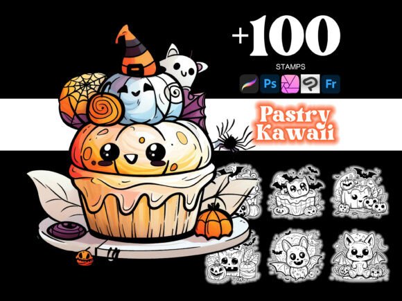 100 Pastry Halloween Procreate: Elevate Your Digital Art with Spooky Precision