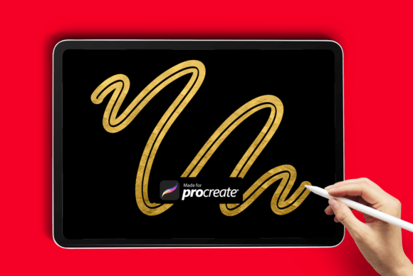 Elevate Your Digital Art with the Monoline Procreate Brush Elegant Liner