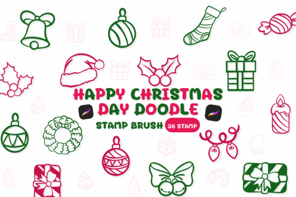 Enhancing Creative Projects with Happy Christmas Day Doodle Procreate Brushes