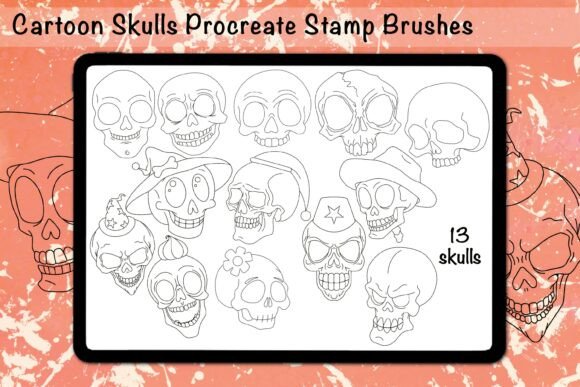 How Cartoon Skulls Procreate Stamps Can Boost Your Digital Art Projects