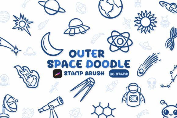 Outer Space Doodle: Creative Possibilities for Every Project