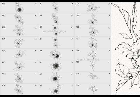 Procreate Flower Stamp: Elevating Creativity with Unique Tattoo Stencil Brushes